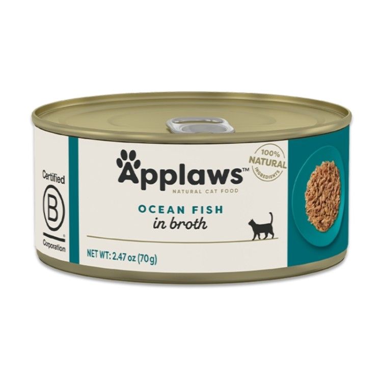 Applaws Ocean Fish, conserva, 70 g (Hrana Umeda - Pisici)