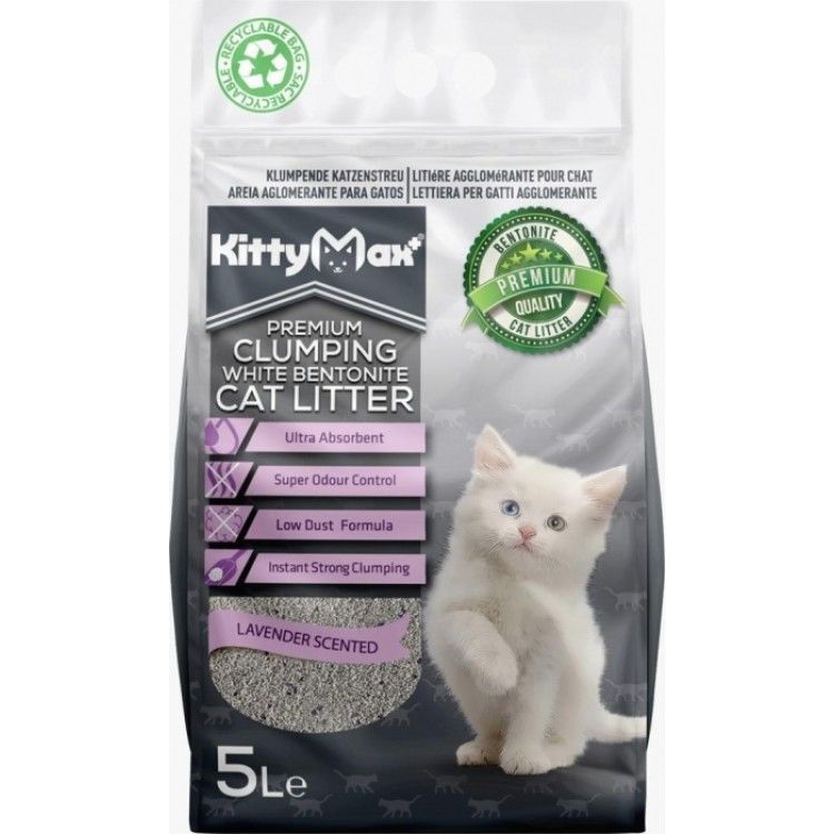 Asternut Igienic Premium KittyMax Lavander pentru Pisici