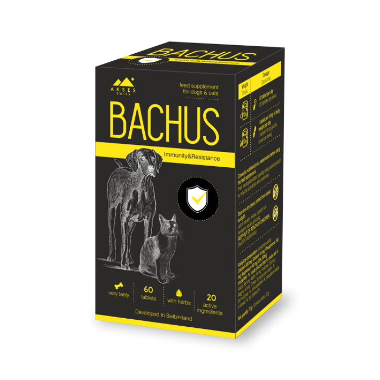 BACHUS Immunity & Resistance, suplimente nutritive pentru caini si pisici