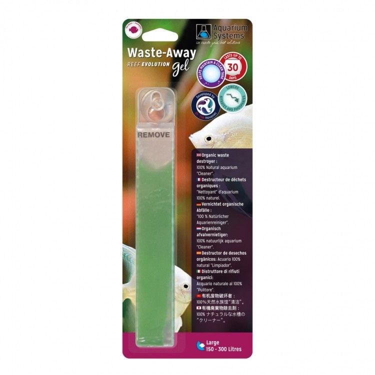 Bacterii gel Aquarium Systems WASTE AWAY Gel freshwater Large 150-300L