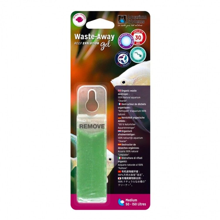 Bacterii gel Aquarium Systems WASTE AWAY Gel freshwater Medium 50-150L