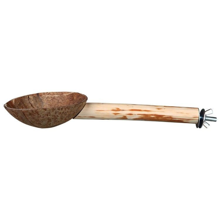 Bat Colivie Natural cu Hranitor 25 cm 58747