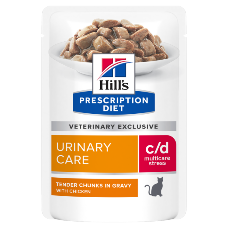 Hill's PD Feline C/D Urinary Stress with Chicken, 85 g - plic