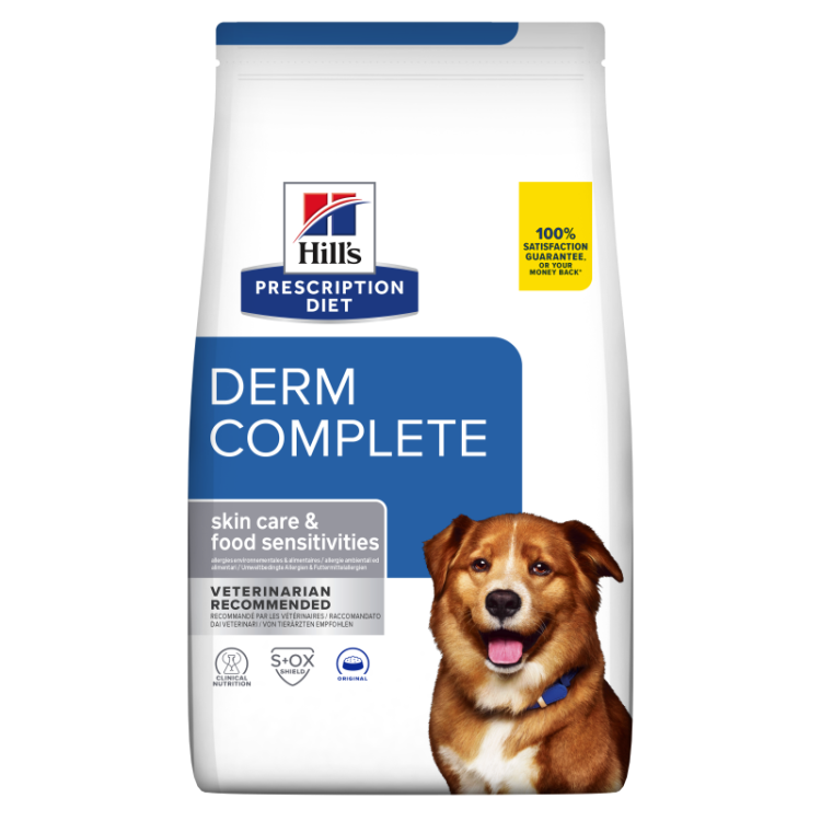 Hill's PD Canine Derm Complete, 12 kg - sac