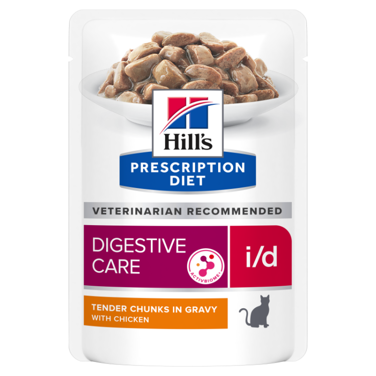 Hill's PD id Digestive Care hrana pentru pisici cu pui 85 g (plic)