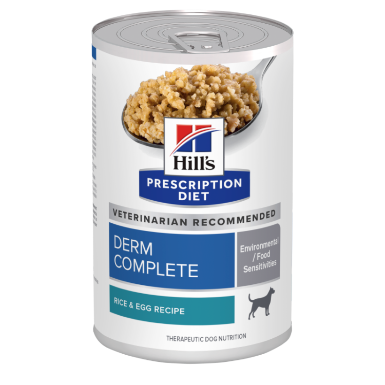 Hill's PD Canine Derm Complete, 370 g - conserva