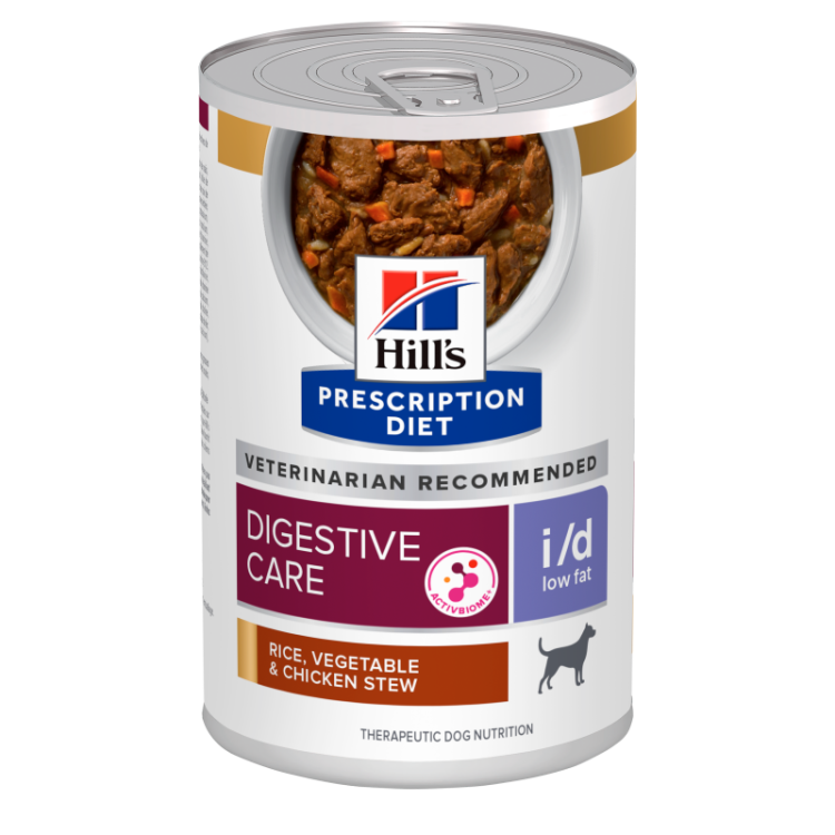 Hill's PD Canine I/D Low Fat Chicken and Vegetable Stew, 354 g - conserva