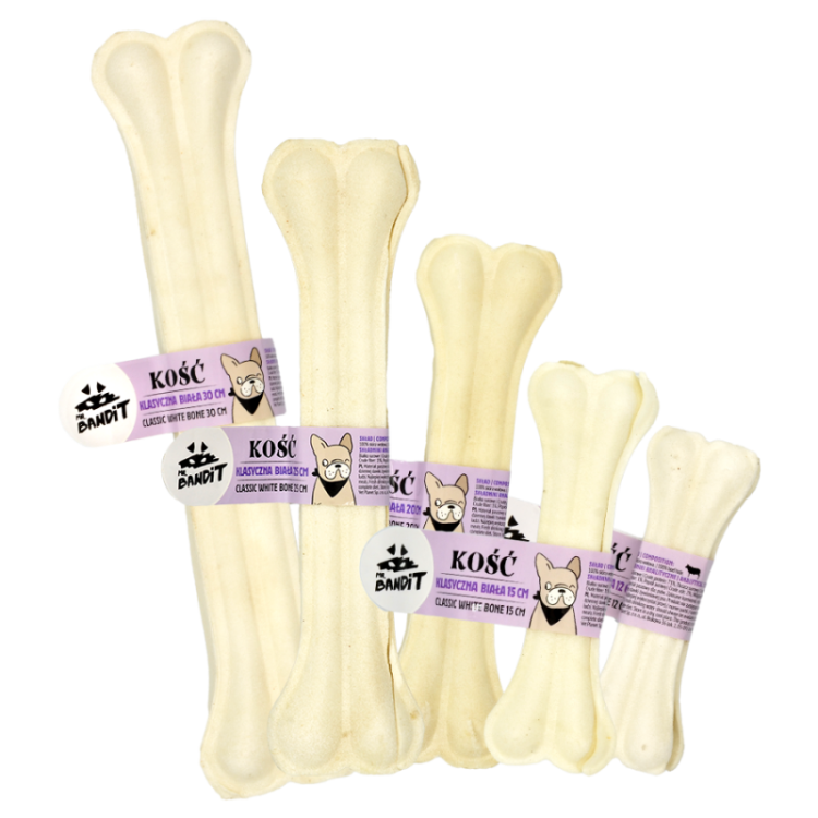 Mr. Bandit, Classic White Bone, Os De 10 cm