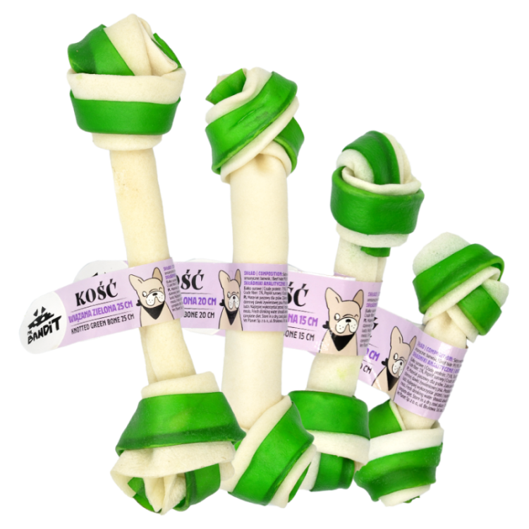 Mr. Bandit, Knotted Bone, Os Innodat Verde De 10 cm