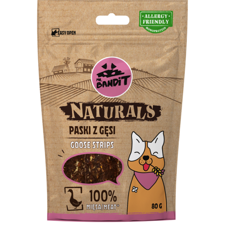 Mr. Bandit Naturals, Gasca, 80 g