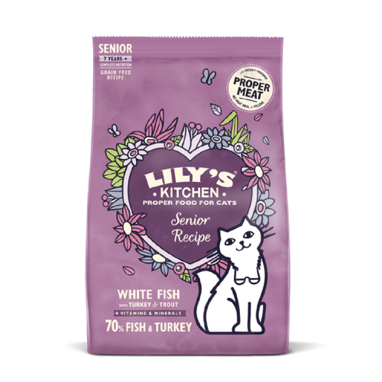 Lily's Kitchen Fish & Turkey Senior Dry Food 800 G - punga