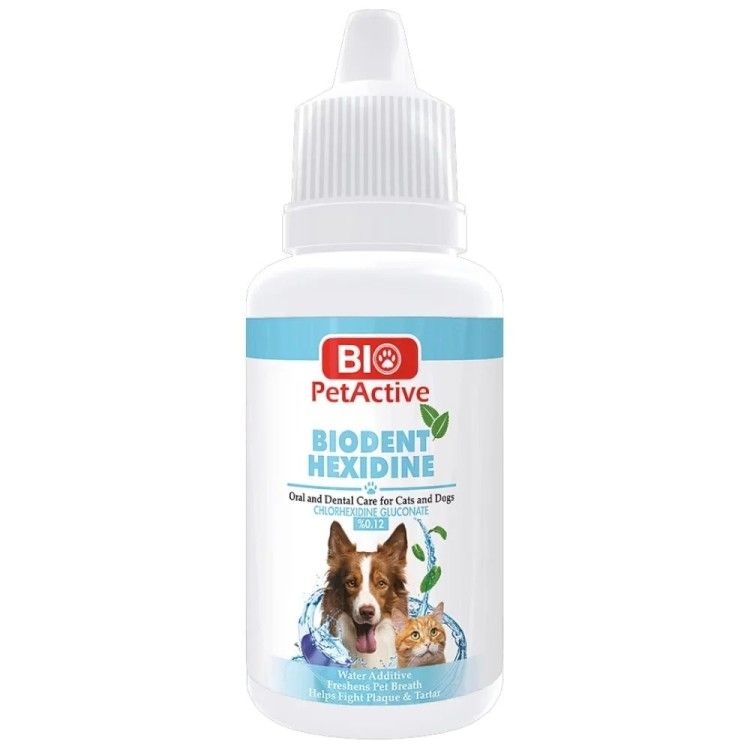 Bio PetActive Biodent Hexidine, 50 ml (Igiena - Caini)