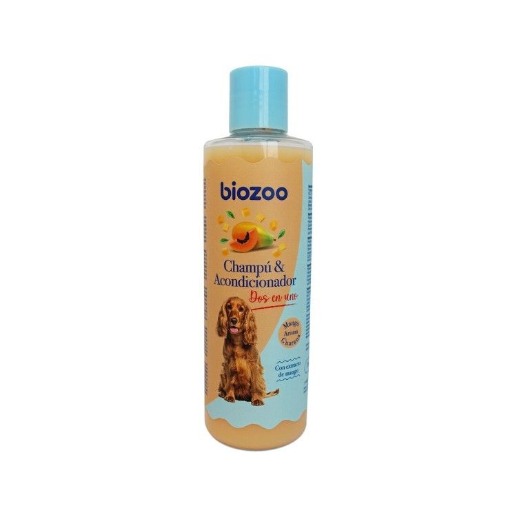 Biozoo Sampon si Balsam Pentru Caini 2in1, 250 ml (Sampoane)