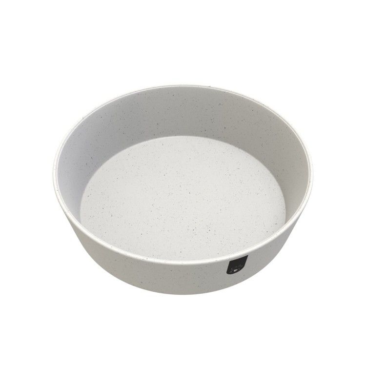 Bol pentru caini biocompozit din fibre de bambus Doctor Totolici, culoare Offwhite, 2L (Castroane)