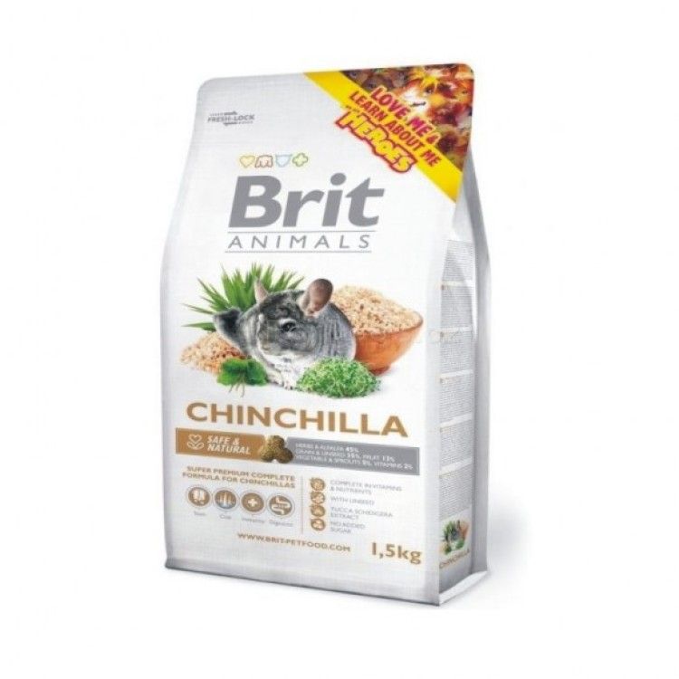 Brit Animals Chinchilla, 1.5 kg (Hrana - Rozatoare)