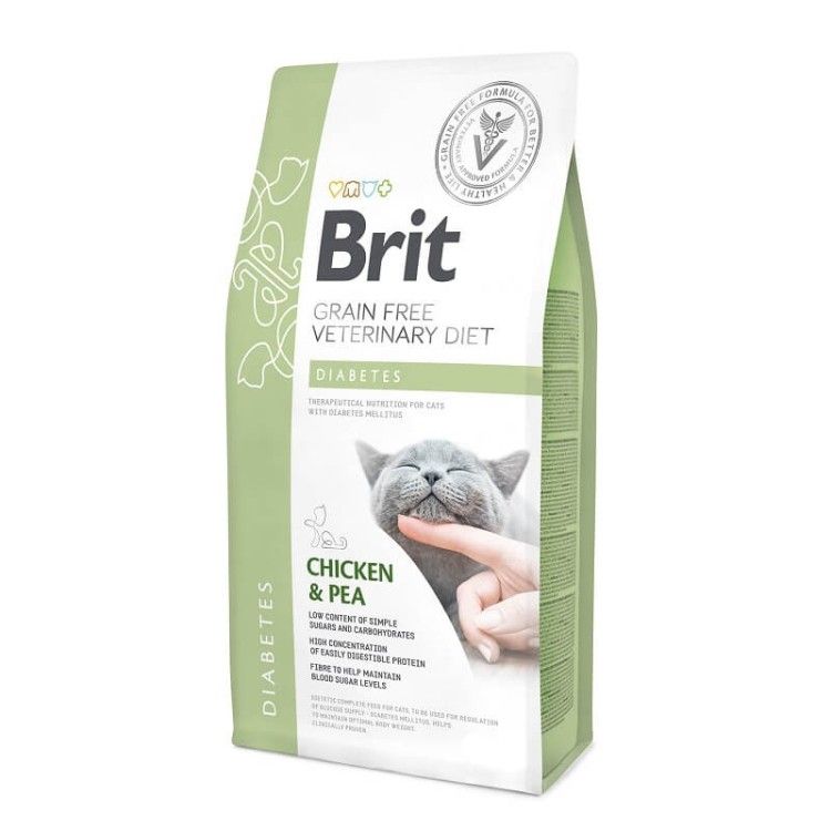 Brit Grain Free Veterinary Diets Cat Diabetes, 400 g (Diete Veterinare - Pisici)