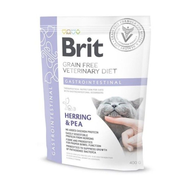 Brit Grain Free Veterinary Diets Cat Gastrointestinal, 400 g (Diete Veterinare - Pisici)