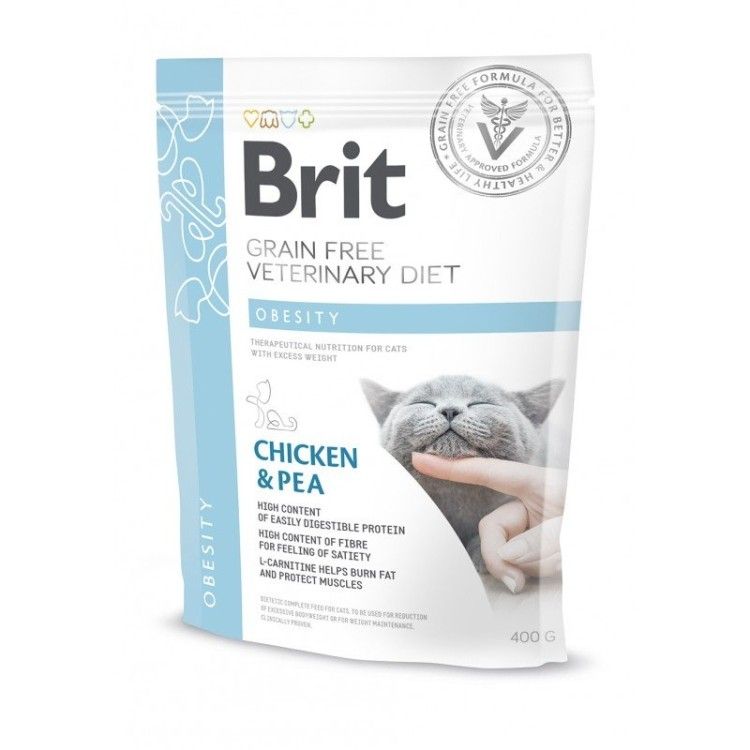 Brit Grain Free Veterinary Diets Cat Obesity, 400 g (Diete Veterinare - Pisici)