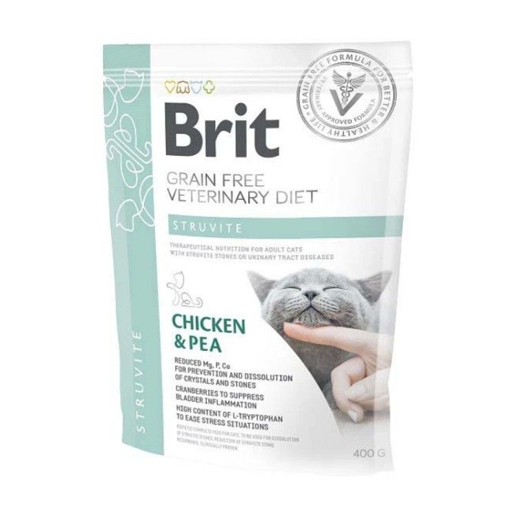 Brit Grain Free Veterinary Diets Cat Struvite, 400 g (Diete Veterinare - Pisici)