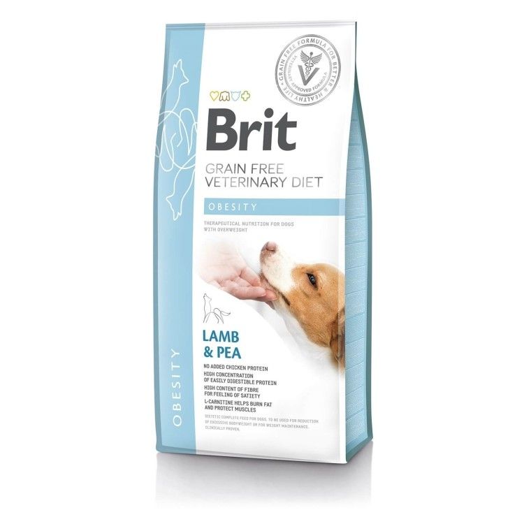 Brit Grain Free Veterinary Diets Dog Obesity, 12 kg (Diete Veterinare - Caini)