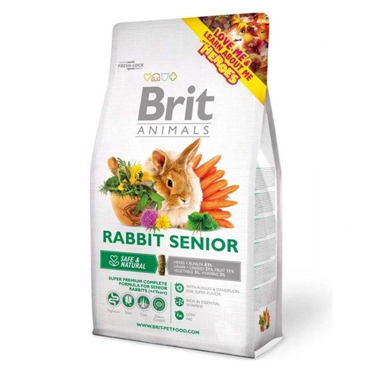 Brit Animals Iepure senior 1,5 kg (Hrana - Rozatoare)