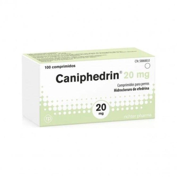 Caniphedrin 20 mg/ 100 comprimate (PRESCRIPTIE NECESARA)