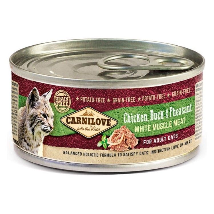 Carnilove Adult Cat Chicken, Duck & Pheasant, 100 g