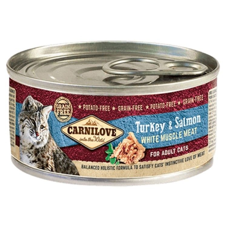 Carnilove Adult Cat Turkey & Salmon, 100 g