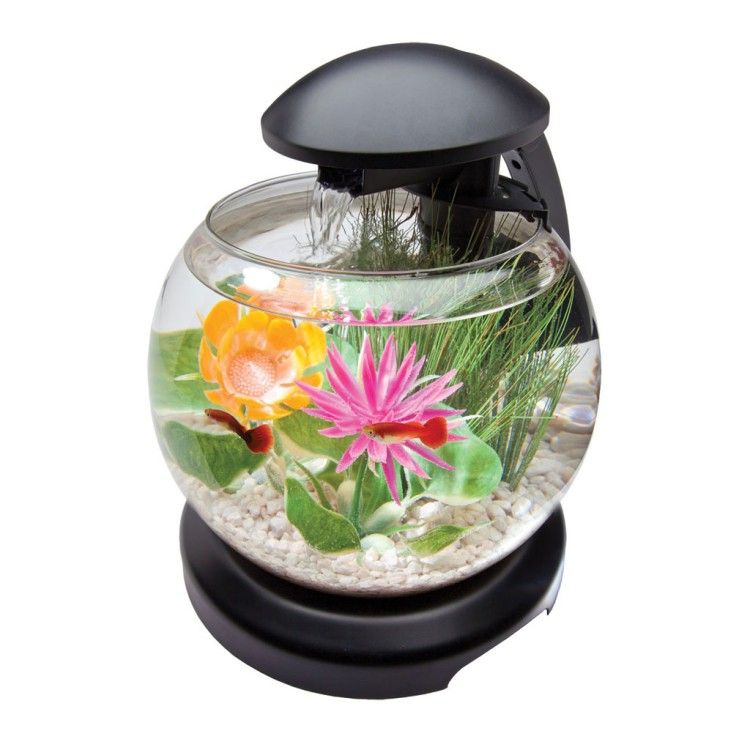 BOL ACVARIU TETRA CASCADE GLOBE 6.8 L NEGRU