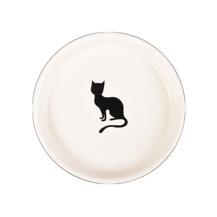 CASTRON CERAMICA NALA ALB-NEGRU 15.5x15.5x2.5CM 180ML/560689/(6/bax)(48/cut) (Castroane)