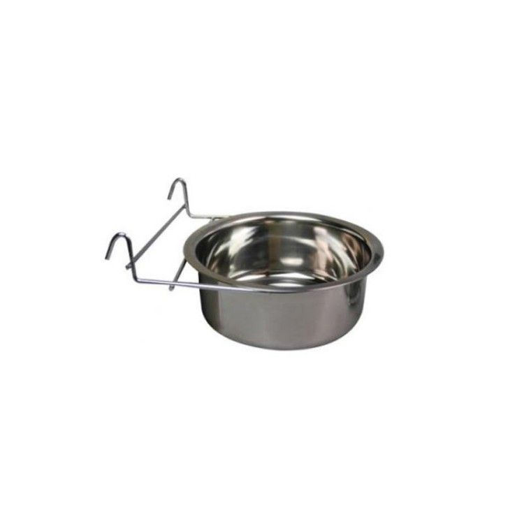 Castron inox cu carlig 0.84L- PetMart Pet Shop Online