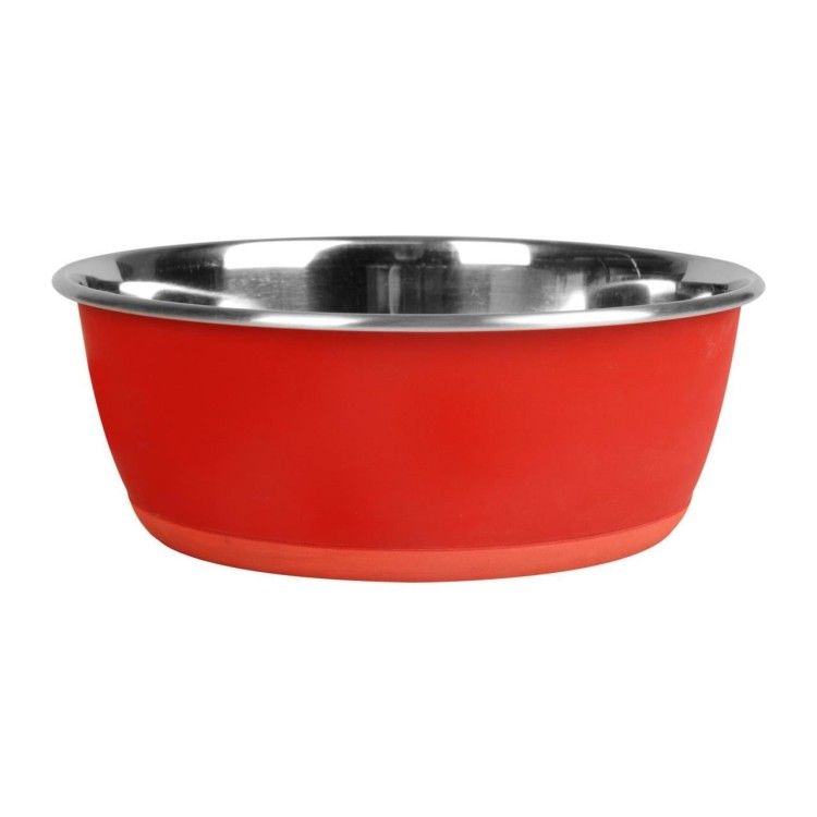 CASTRON PENTRU CAINI, TOBIAS  RED L,  INSCRIPTIONABIL CU CRETA 15CM / 950ML