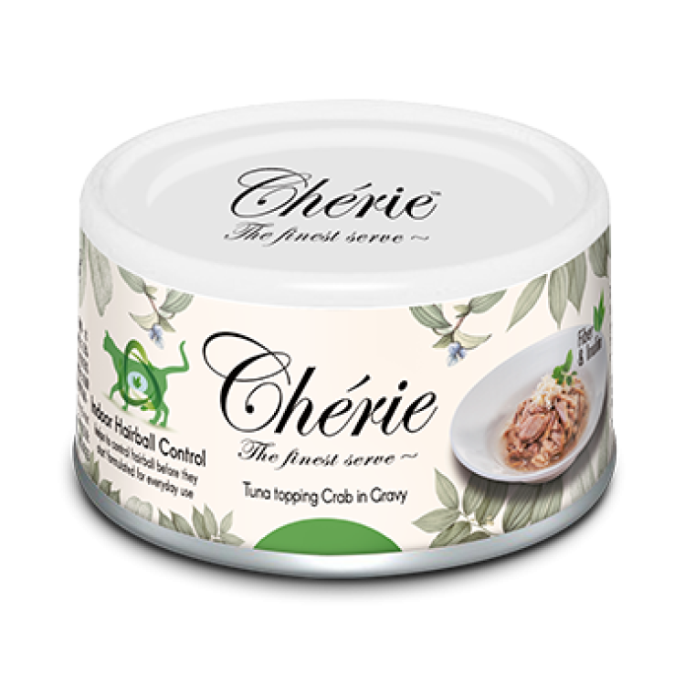 Cherie Adult Cat Ton si Crab in Sos, 80 g