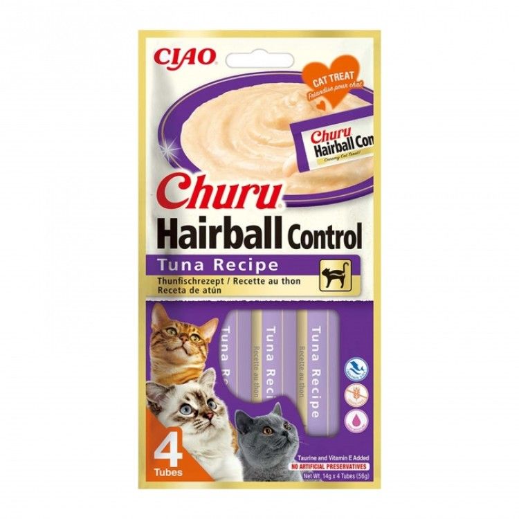Churu Recompensa Cremoasa cu Ton, 14 g x 4 buc