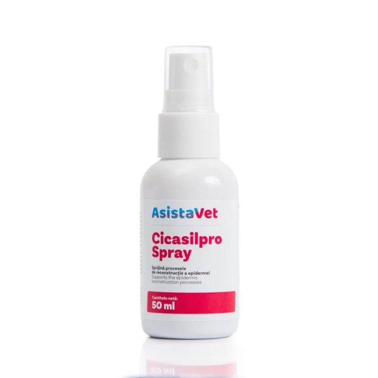 Solutie Dermatologica Cicasilpro Spray, AsistaVet, 50 ml (OTC)