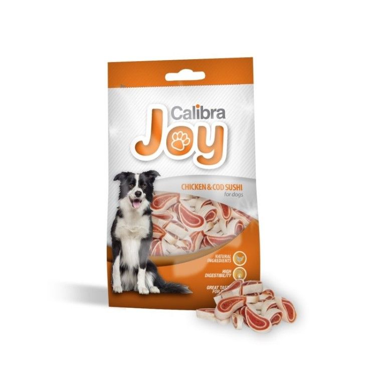 Joy Treats DOG Chicken and Cod Sushi 80 g