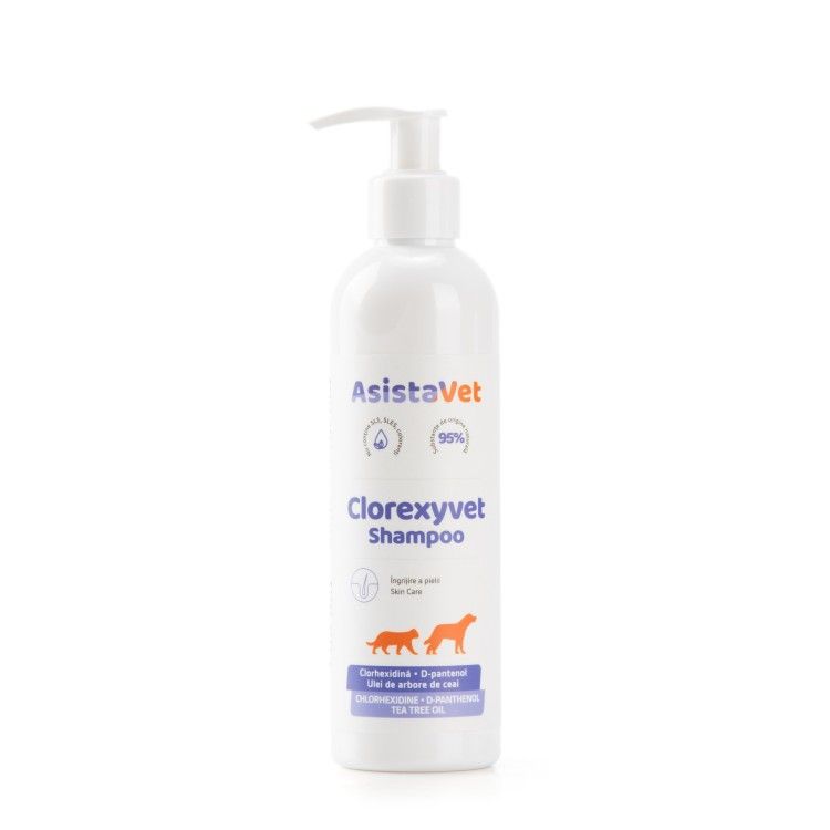 Sampon Clorhexidina 3% Clorexyvet, AsistaVet, 250 ml (Sampoane)