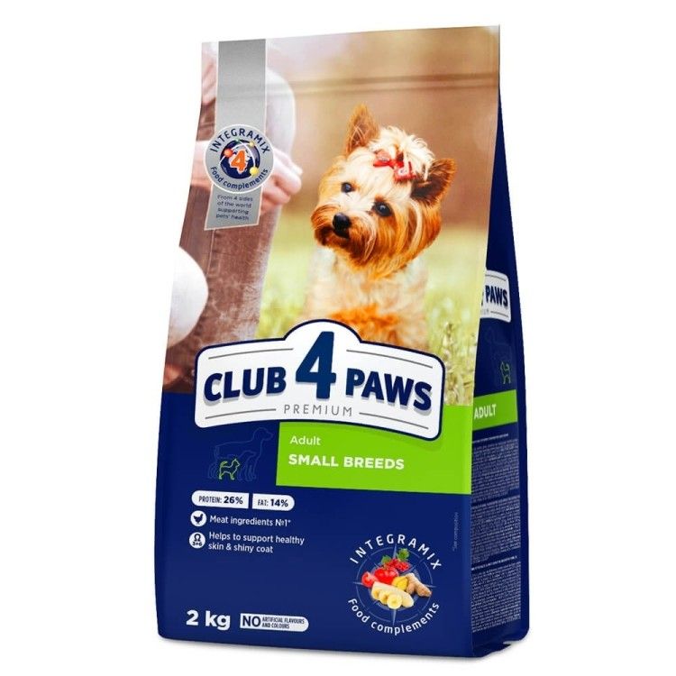 Hrana uscata premium caini, Club 4 Paws Adult Mini, Pui, 2 kg (Hrana Uscata - Caini)