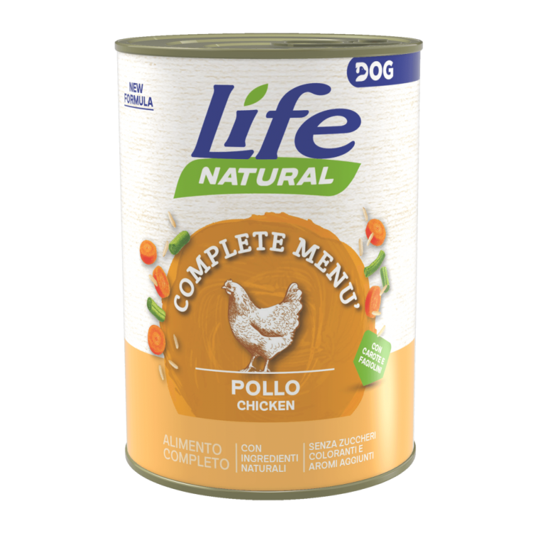 Hrana Umeda Caini, Life Dog Nutrition Plus, Pui, 400 g (Hrana Umeda - Caini)