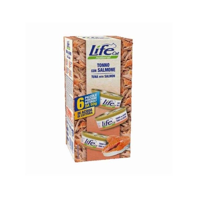 Hrana Umeda Pisici, Life Cat, Ton & Somon Multipack, 6x50 g (Hrana Umeda - Pisici)