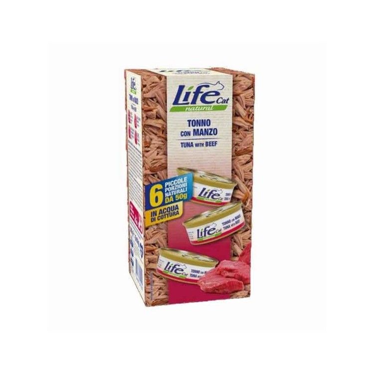Hrana Umeda Pisici, Life Cat, Ton & Vita Multipack, 6x50 g (Hrana Umeda - Pisici)