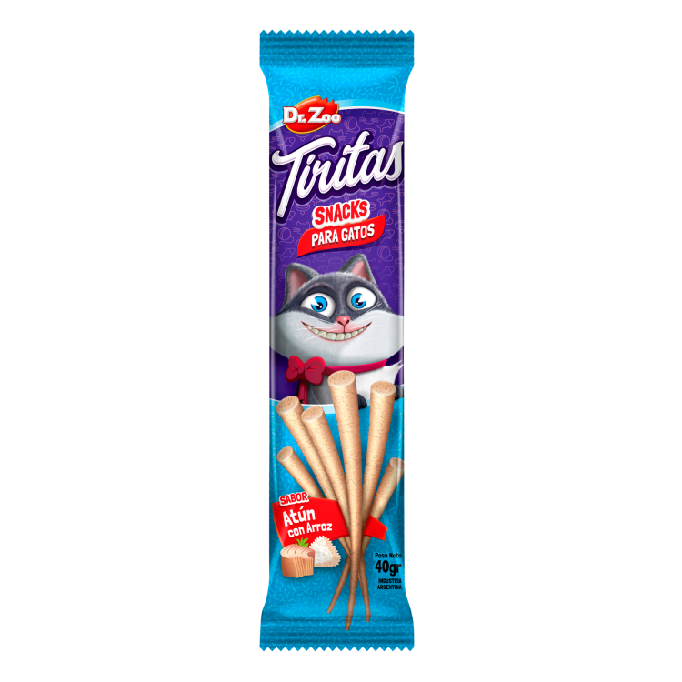 Dr Zoo Tiritas, Ton si Orez, 40 g (Delicii - Pisici)