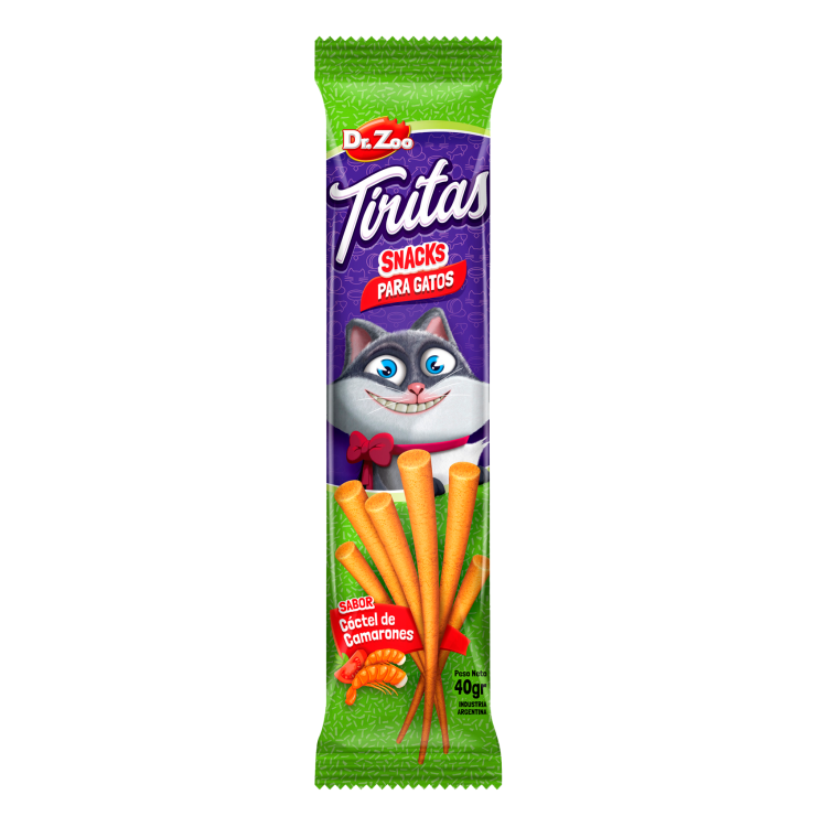 Dr Zoo Tiritas, Cocktail Creveti, 40 g (Delicii - Pisici)