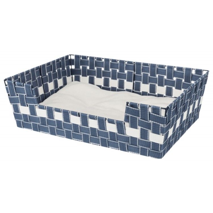 Cos Elvar Din Chinga 50 X 35 cm Albastru / Alb 38407