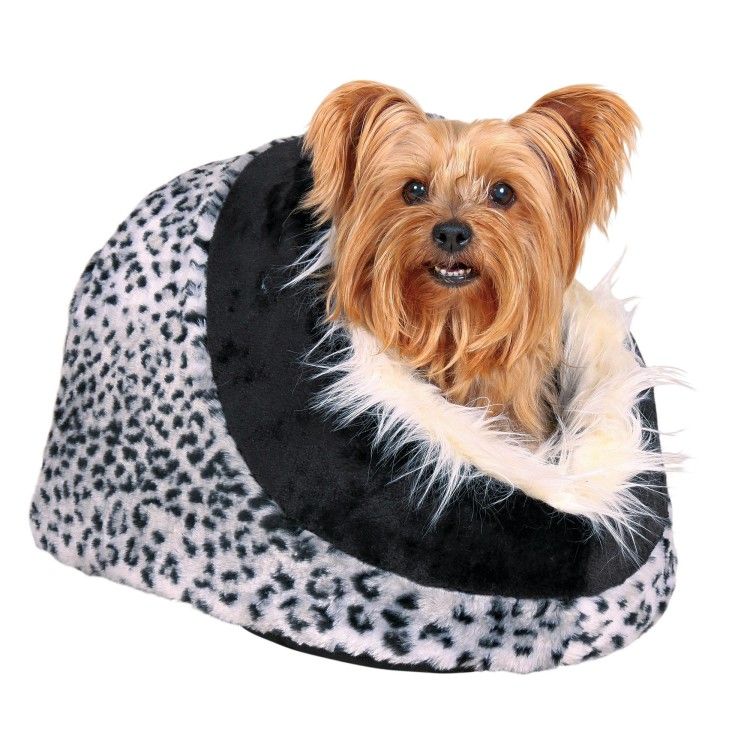 Cos Minou cu Balnita 35x26x41 cm Leopard 36303