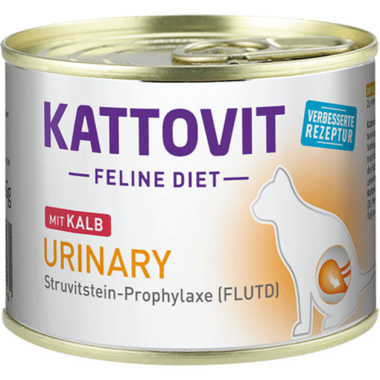 Conserva Kattovit Urinary, Vitel, 185 g
