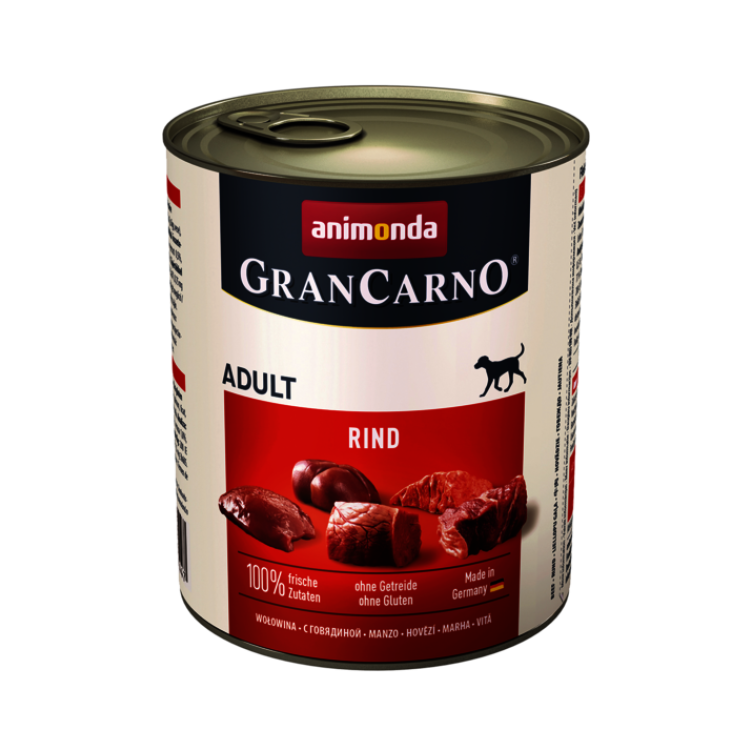 Hrana umeda caini, Grancarno Adult Dog Vita, 800 g