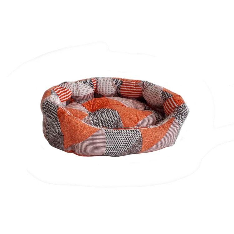 CULCUS TEXTIL PENTRU CAINI SI PISICI ORIONE M ORANGE-BROWN 65X50X22/60008003