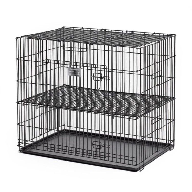 Cusca Puppy Play Pen 224 Negru, 61 x 91 x 76 cm