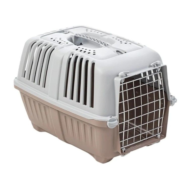 Cusca Transport MPS Pratiko 1, Usa Metal, 48x31.5x33h cm, Roz Cipria (Custi, colivii, genti transport)